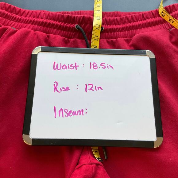 Nike Men’s Red Tech Fleece Jogger Sweatpants Size 2XL Athletic Fit Drawstring - Picture 7 of 8